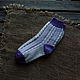 Two-tone wool socks with delicate pattern, Socks, Moscow,  Фото №1