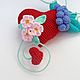 Decorative knitted heart. Gift Valentine. Gifts for February 14. elenka12. My Livemaster. Фото №6
