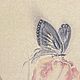 Тюльпан и бабочка. Картины. Елена Ботвина (Bekky-art). Интернет-магазин Ярмарка Мастеров.  Фото №2