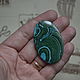 Chrysocolla malachite 50h31h6,5. Cabochons. paintsofsummer (paintsofsummer). Online shopping on My Livemaster.  Фото №2