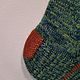 Вязаные шерстяные носки зелёные 38-40 размер. Носки. GreenMoth. Ярмарка Мастеров.  Фото №4