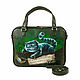 Laptop bag 'Cheshire on a branch', Classic Bag, St. Petersburg,  Фото №1