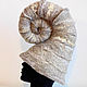 Ammonite hat #2. Subculture hats. STUDIO-FELT Katerina Alekseeva. Online shopping on My Livemaster.  Фото №2