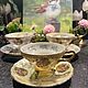 Versalles tea pairs, 2 pairs!, France. Vintage mugs. 'Gollandskaya Vest-Indskaya kompaniya'. Ярмарка Мастеров.  Фото №5