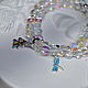 Bracelet 'Spring melody', Austrian crystal, silver. Bead bracelet. PANDA Stories Store. My Livemaster. Фото №4