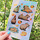 Capybara Stickers capybara stickers cute. Sticker. HappyFingers Movie store (happyfingers). Online shopping on My Livemaster.  Фото №2