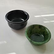 Посуда handmade. Livemaster - original item A glass and bowls  of jade. Handmade.