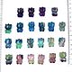 Rainbow Fluorite (Hello Kitty) Shangzhao, Jiangxi Province (China). Cabochons. Stones of the World. My Livemaster. Фото №8