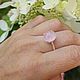 Заказать Кольцо "Карамель" с розовым кварцем, серебро. Newstylejewelry. Ярмарка Мастеров. . Кольца Фото №3