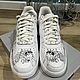 Заказать Nike Air Force 1 Low Тату-Кастом Оригинал. Kisskinlab. Ярмарка Мастеров. . Кроссовки Фото №3