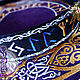 Linen embroidered eyeglass 'Spontaneous Senior Futhark'. Runes. Fehustyle Northern Gods Magic (slavartel). My Livemaster. Фото №4