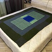 Дача и сад handmade. Livemaster - original item Knitted blanket-bedspread 
