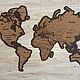Карта мира - декор, Карты мира, Пятигорск,  Фото №1