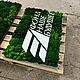 Логотип из мха. Фитокартины. Green.Box. Ярмарка Мастеров.  Фото №6