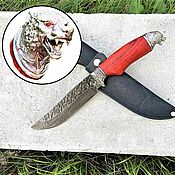 Сувениры и подарки handmade. Livemaster - original item Knife Red Wolf. Handmade.