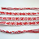 Woven belt 'Yarga' 1,7 meters, Folk decorations, Starominskaya,  Фото №1