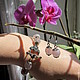Earrings and bracelet of rose quartz. Jewelry Sets. marina-roza. Online shopping on My Livemaster.  Фото №2