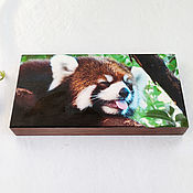 Для дома и интерьера handmade. Livemaster - original item Red Panda Piggy Bank. Handmade.