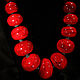necklace 'my favorite red beads', Necklace, Moscow,  Фото №1