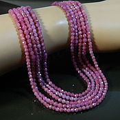 Материалы для творчества handmade. Livemaster - original item Natural ruby 3 mm with se.cut beads. pcs. Handmade.