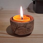 Сувениры и подарки handmade. Livemaster - original item Wax candle for candlesticks 5.5cm (insert). Handmade.