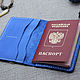 Обложка на паспорт кожаная Стамбул. Обложка на паспорт. Изделия из кожи SUNGAZER. Ярмарка Мастеров.  Фото №4