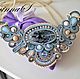 Soutache necklace 'heavenly', Necklace, Moscow,  Фото №1
