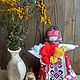 Doll broom Hostess. Traditional doll amulet. Folk Dolls. vedalora. Интернет-магазин Ярмарка Мастеров.  Фото №2