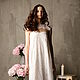 Шелковая ночная сорочка. F-2. Сорочка. Apilat wedding dresses and lingerie. Ярмарка Мастеров.  Фото №4