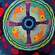 Embroidery .The Element Of Water . Tapestry. Magic stitch. My Livemaster. Фото №4