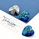 Подвеска кристалл сердце, Bermuda Blue, 14мм, Tanissa Crystals, СТ366. Кристаллы. Tanissa Hobby (Танисса Хобби). Интернет-магазин Ярмарка Мастеров.  Фото №2