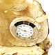 Часы сувенир Мамонт из янтаря. Часы классические. Балтамбер (Янтарь Балтики) (baltamber). Ярмарка Мастеров.  Фото №5