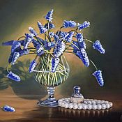 Gouache painting " Clover flowers"