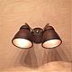 Order Ceramic wall lamp (sconce) with two lamps. Light Ceramics RUS (svetkeramika). Livemaster. . Sconce Фото №3