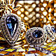 Cufflinks Ferhat. Color Montana. Handmade cufflinks Blue. Cuff Links. LADY-LIZA jewelry shop. My Livemaster. Фото №5