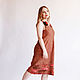 Order dresses: Felt dress ' Caramel'. Katherine Markina (markinaek). Livemaster. . Dresses Фото №3