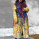 Coat felted ' Kiss. G.Klimt 3'. Coats. silk wool. My Livemaster. Фото №6