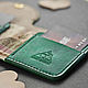 Wallet mini ' Pure emerald'. Wallets. Deer19 (Deer19). Online shopping on My Livemaster.  Фото №2