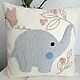 Decorative Elephant Pillow For Children, Pillow, Samara,  Фото №1