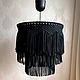 Люстра макраме. Светильник макраме/ d 40см. Люстры. Елена Волкова (macrame_nvkz). Ярмарка Мастеров.  Фото №4