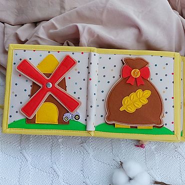 Куклы и игрушки ручной работы. Ярмарка Мастеров - ручная работа Кубики и книжки: Ферма для малышей. Handmade.