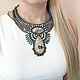 Necklace Valley of wisdom Necklace with natural stones Necklace in ethno style, Necklace, Abakan,  Фото №1