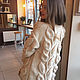 Beige cardigan with leaves. Cardigans. SHAPAR - knitting clothes. Online shopping on My Livemaster.  Фото №2