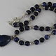 Necklace with a pendant made of sodalite stones ' Evening blues'. Necklace. Magic box. Online shopping on My Livemaster.  Фото №2