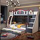 Капитан Америка  Двухъярусная кровать из массива, Мебель для детской, Петрозаводск,  Фото №1