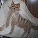Заказать КотоПашмина. Катерина Шерстяная кошка (woollencat). Ярмарка Мастеров. . Палантины Фото №3