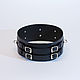 Wide leather belt 'Submission', garter belt. Bandage belt. goldbergatelier. My Livemaster. Фото №6