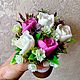 Бюджетный букет - комплимент. Арома сувениры. Дашино рукоделие. Ярмарка Мастеров.  Фото №5