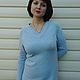Dress knitted from Italian Merino. Dresses. Оксана Акимова Вязание на заказ. My Livemaster. Фото №5