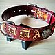 Order Leather dog collar, Personalized dog collar made of genuine leather. AshotCraft. Livemaster. . Dog - Collars Фото №3